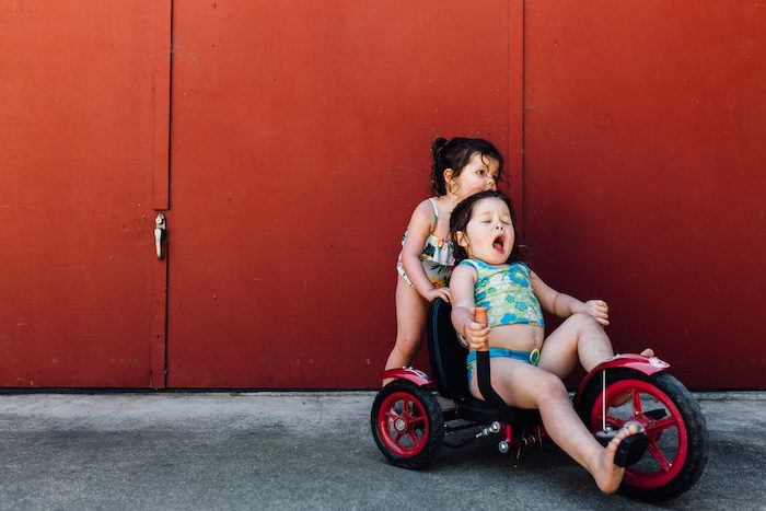 East Bay Family Photographers: Reader's Favorites 1 Two girls on a big wheel