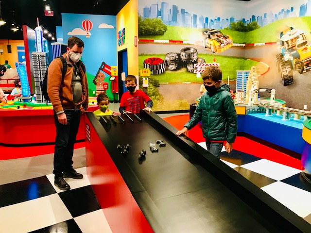 Throw a LEGO Birthday Party Like a Pro in the East Bay 4 kids racing LEGO cars