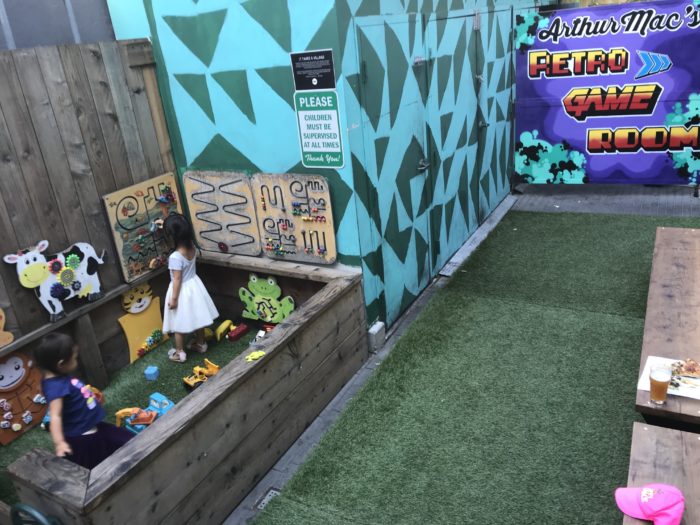 Kid-friendly Beer Garden: Arthur Mac's Tap and Snack 3 kid space