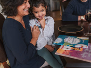 grandma and grandchild passover