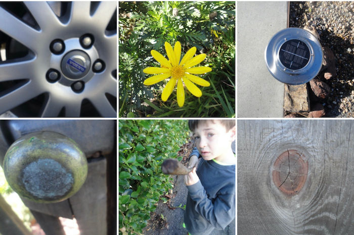 Photo Scavenger Hunt for Families: Take a Shape Walk 1 shape walk circles