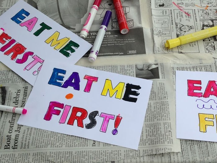 eat me first signs