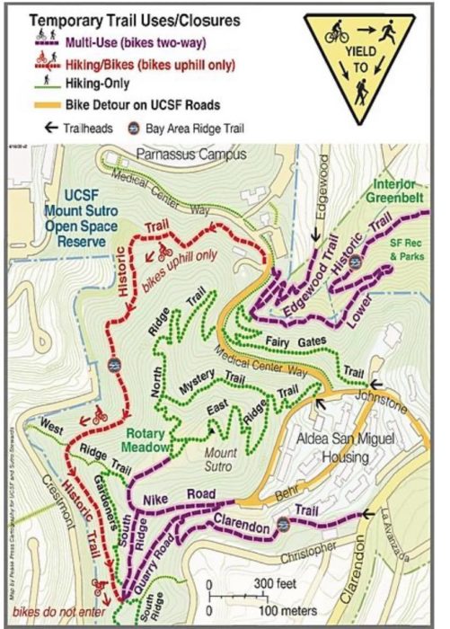 Fairy Gates Trail Hike in San Francisco 6 fairy gates trail map
