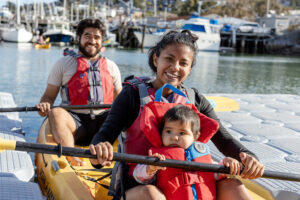 Kayak rental with kids in Alameda through Sea Trek