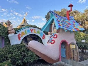 fairyland entrance with iconic shoe