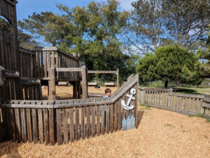Play structure at Dream Land at Aquatic Park