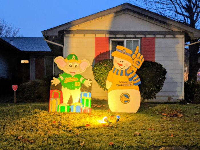 A's and Warriors Crippsmas