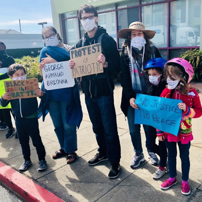 Spotlight on Crestmont School 2 black lives matter protest with kids