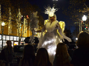 snow queen on fourth street parade