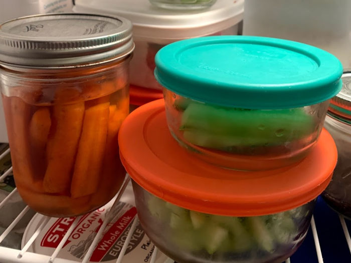 carrots celery fridge