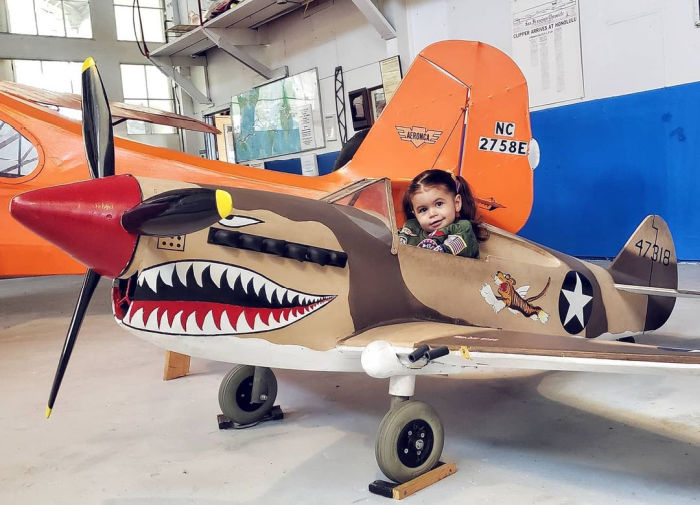 East Bay Father’s Day Guide 4 child in fighter plane