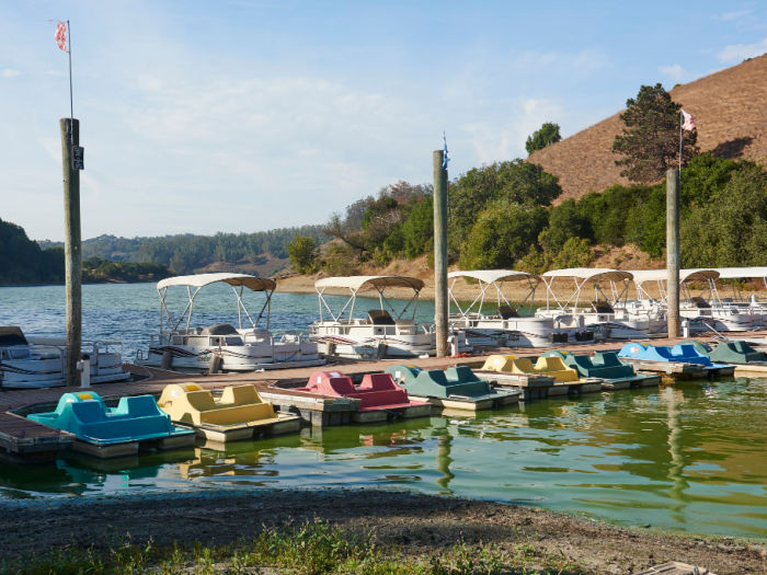 pedal boat dock