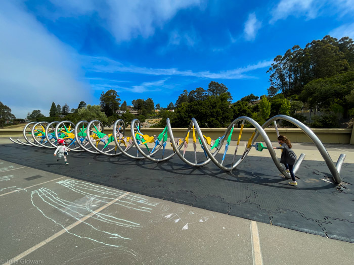 Climbing on the dna double helix structure