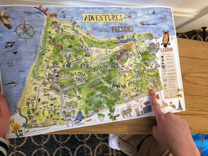 kids map of presidio