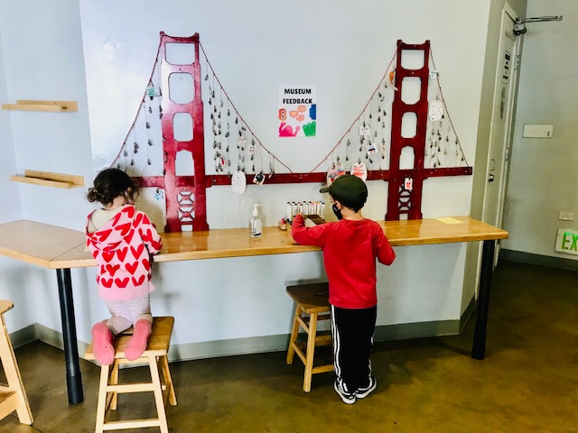 kids sitting doing artwork