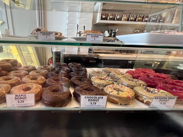 Assortment of vegan donuts