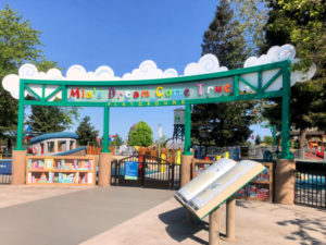 welcome sign for Mia's Dream Playground