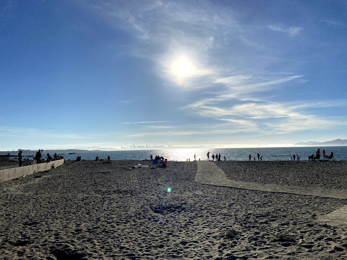 Albany Beach in the East Bay