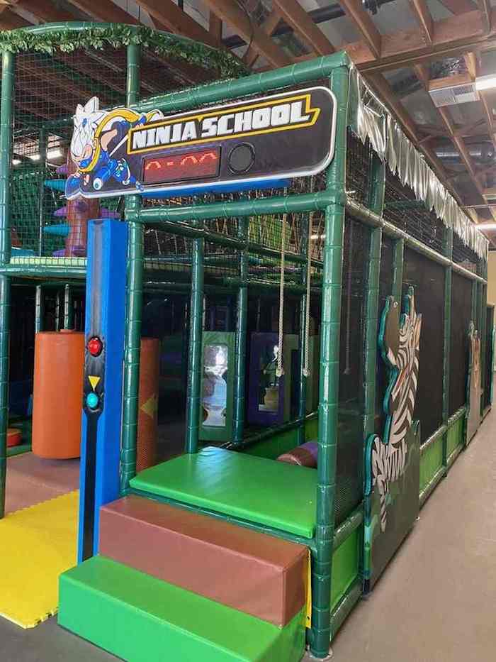 ninja obstacle course indoor play