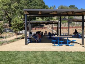 Outdoor Nature Lab Picnic tables