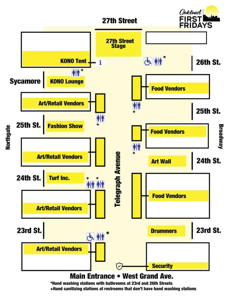 first fridays booth map