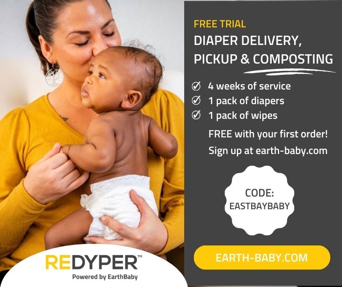 New parents activities and tips - get a free trial of compostable diaper subscription with redyper