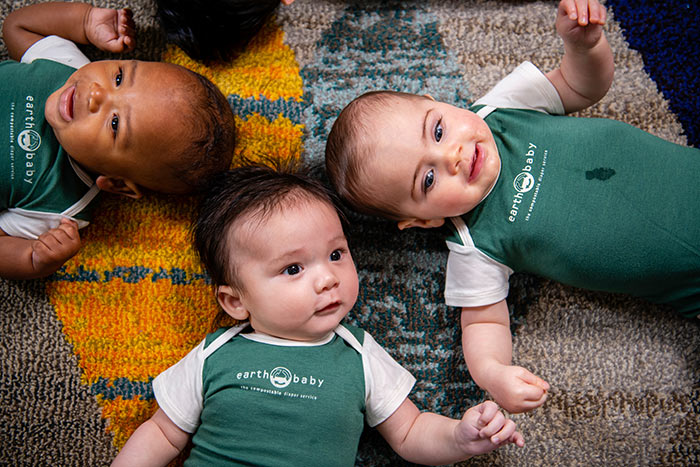 Baby Activities in Oakland - little babies on the floor doing nothing