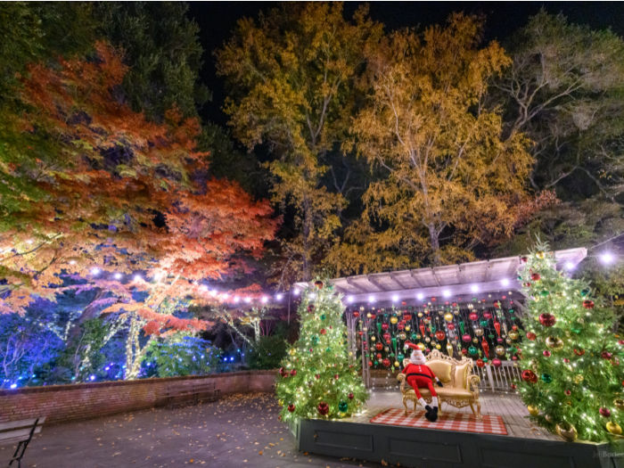 Ticket Alert: Holidays at Filoli Gardens in Woodside 4 Santa setup in the Woodland Garden at Filolli