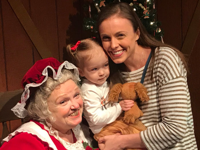 mrs claus and mother child