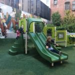 Willie Woo Woo Wong Playground in San Francisco Chinatown slide