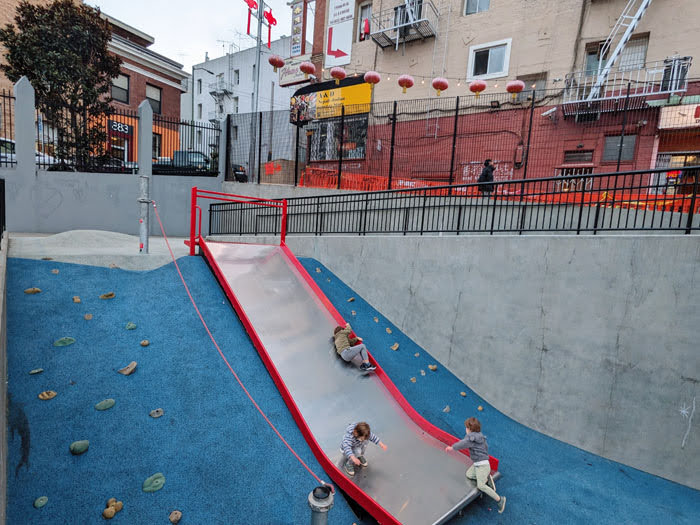Willie Woo Woo Wong Playground in San Francisco Chinatown 