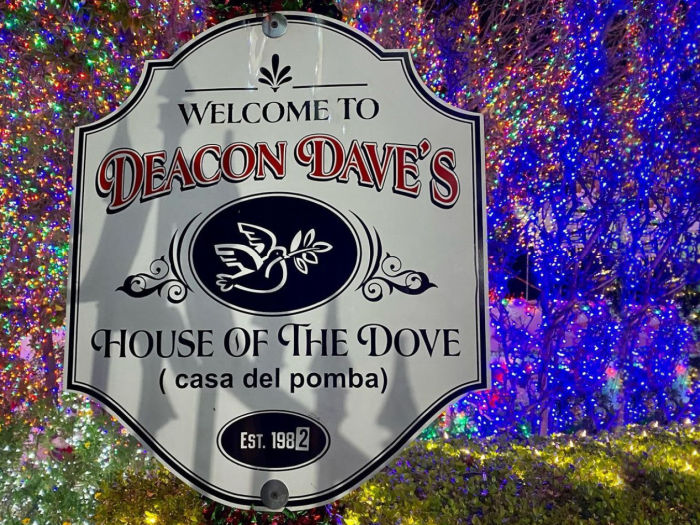 Deacon Dave's house of the dove sign in Livermore