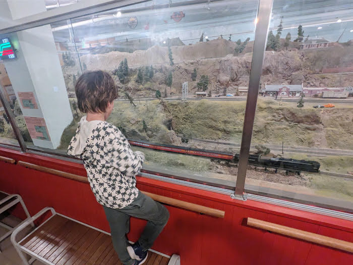 Riding the Rails Exhibit at Randall Museum