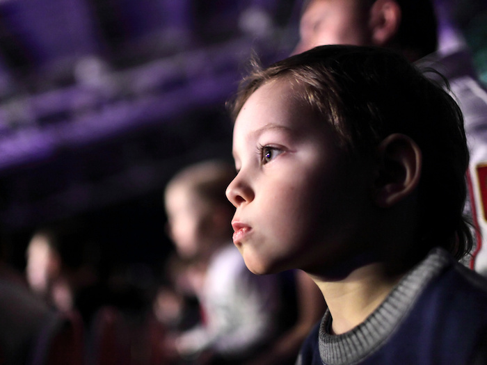 Kid in the audience