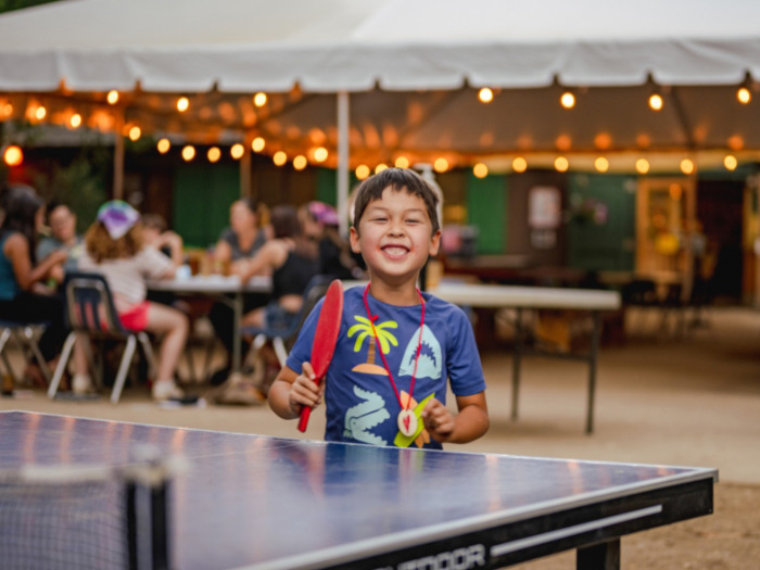 Evening fun at Feather River family camp
