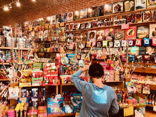 kid in a candy shop