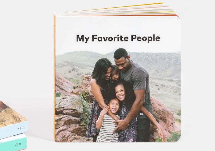 Artifact Uprising DIY board book board book called My Favorite People made by Artifact Uprising