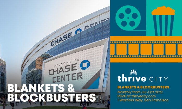 Chase Center Blankets + Blockbusters summer movies