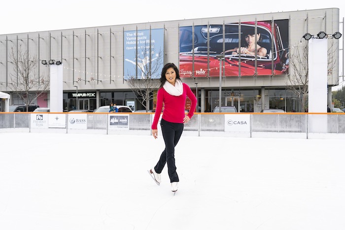 Kristi Yamaguchi on the ice rink