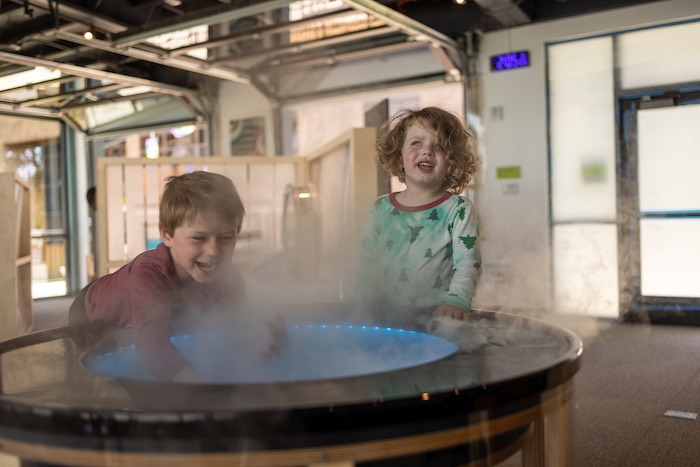 Fog Exhibit for Kids at Curiodyssey