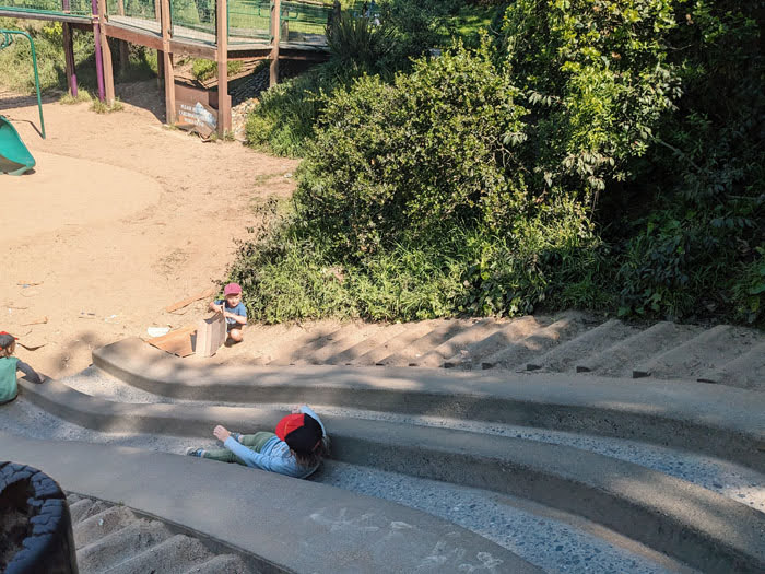 concrete slide in golden gate park