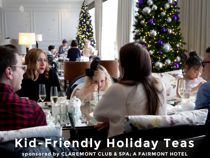 high tea service with families