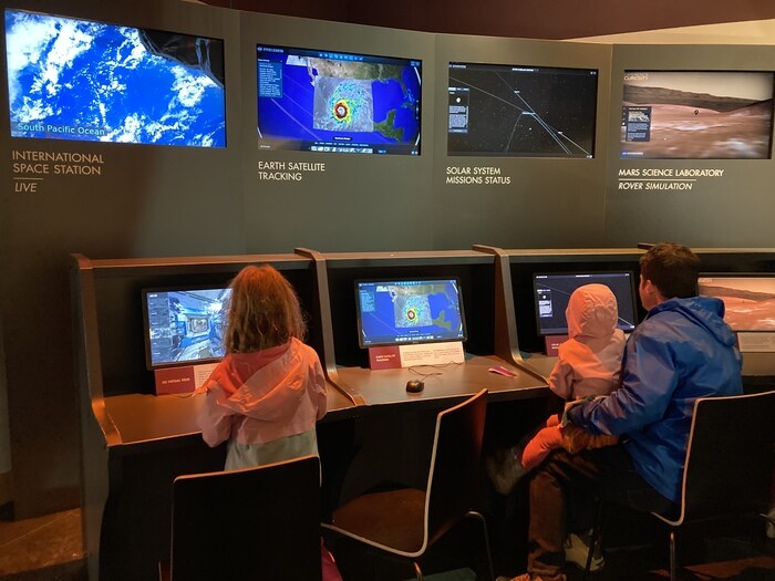 Family at space control area