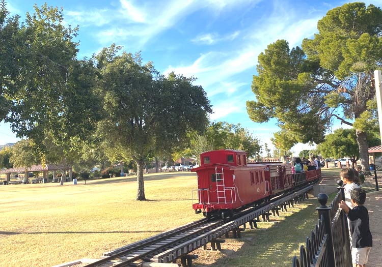 Family Vacation Inspiration: Scottsdale, AZ 4 Railway Park in Scottsdale