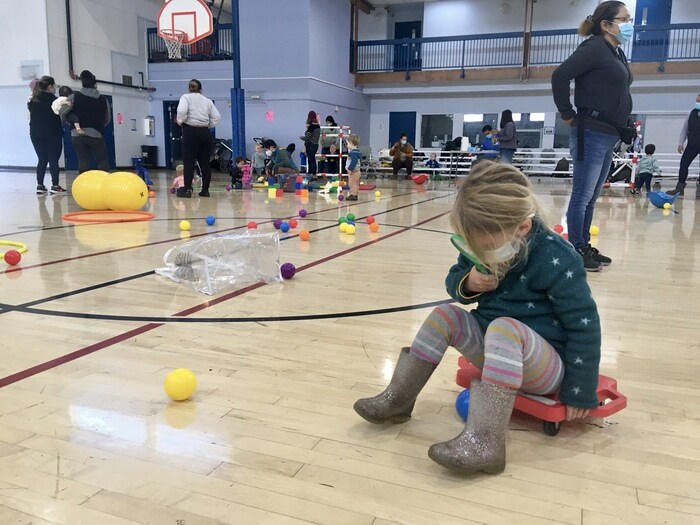 Toddler indoor playtime