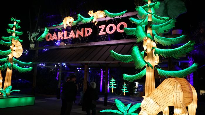 lights of the oakland zoo holiday display
