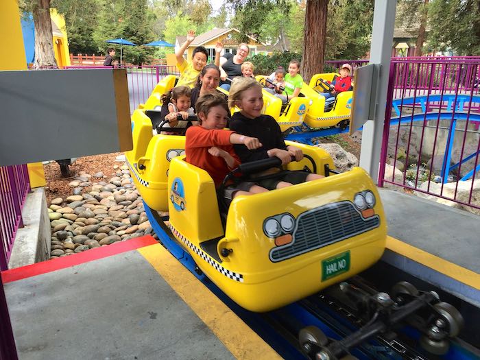 Kids at Great America in Santa Clara