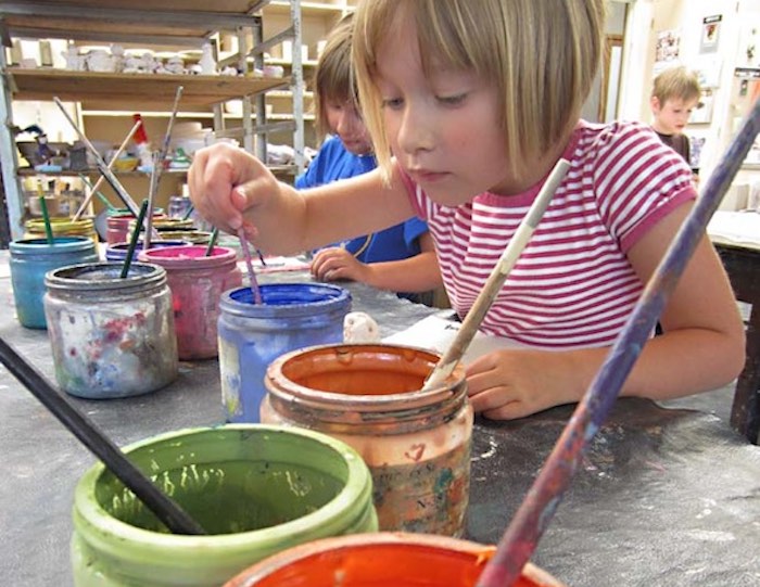Richmond Art Center kids painting