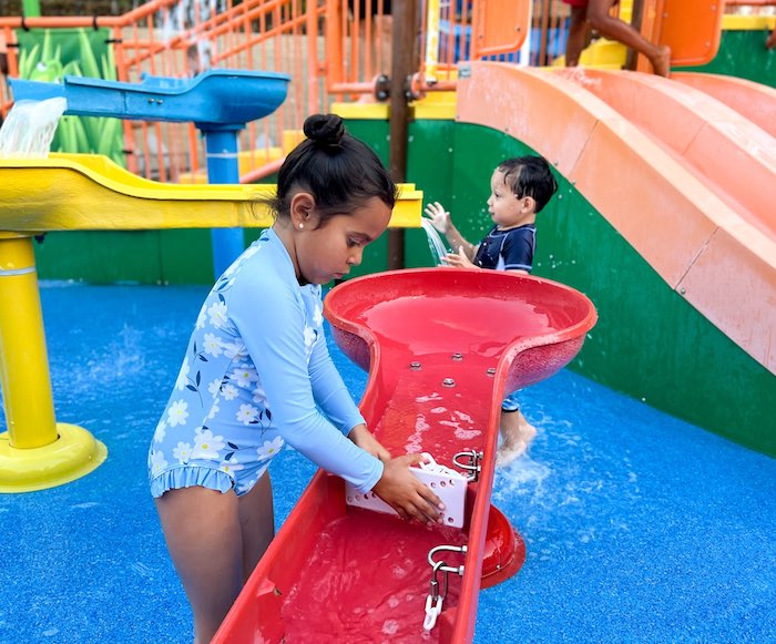 children playing in the park