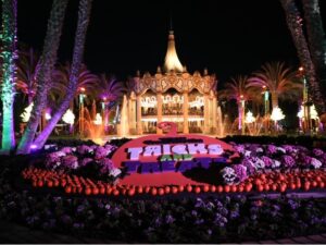 CA Great America Tricks and Treats at night